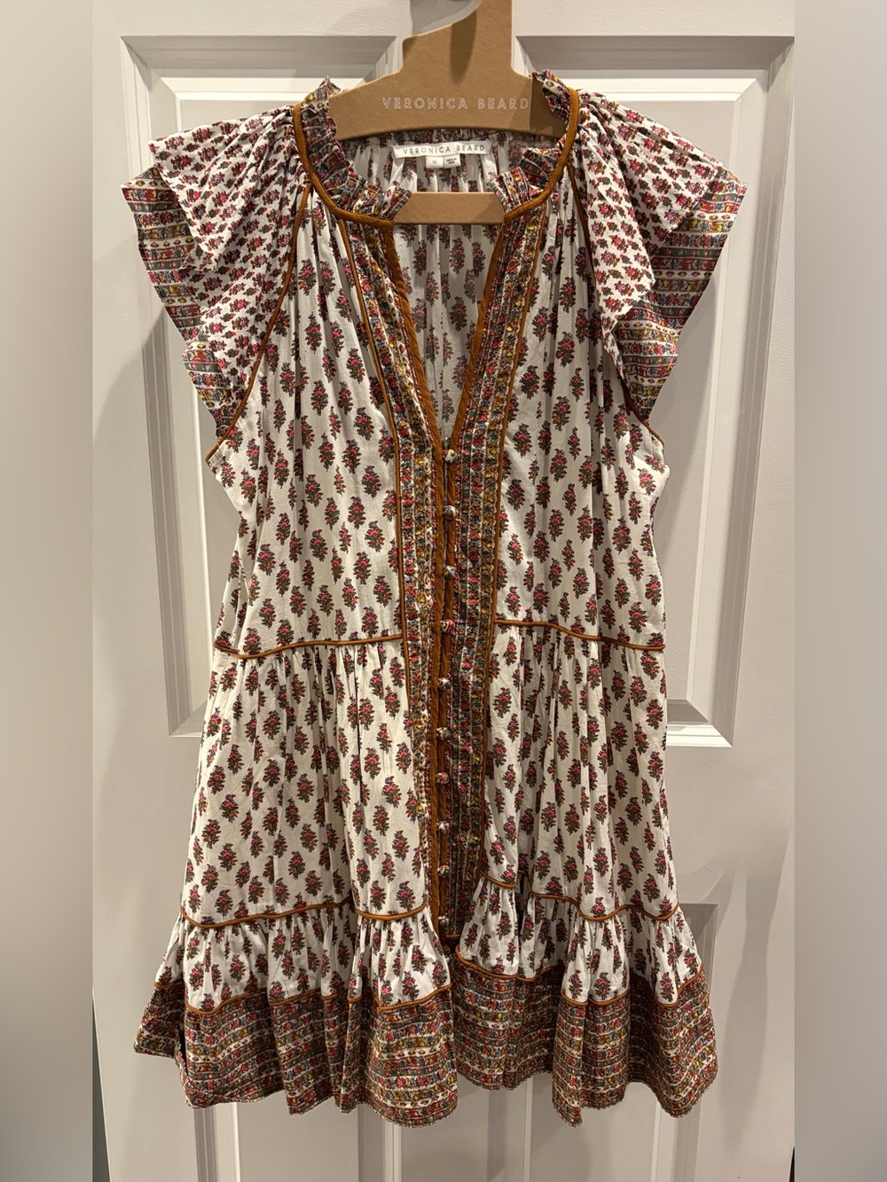Veronica Beard Amoura  Tiered Mini Dress